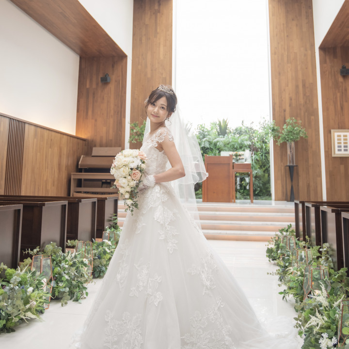 あさんのウエディングドレスの写真