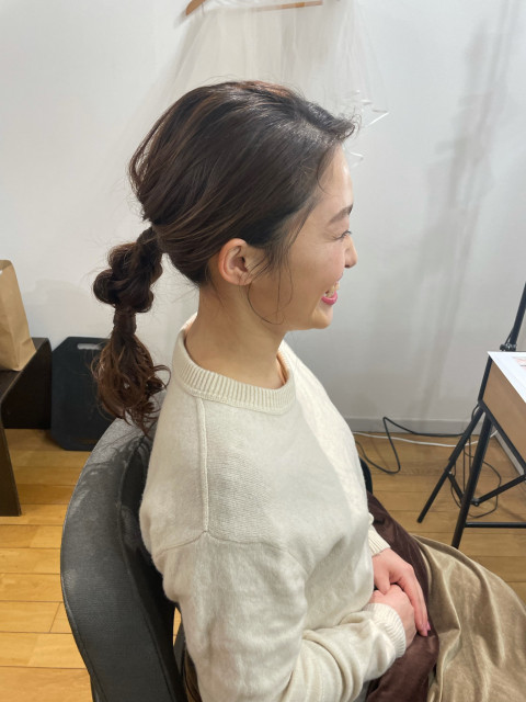 omameさんのヘアメイクの写真