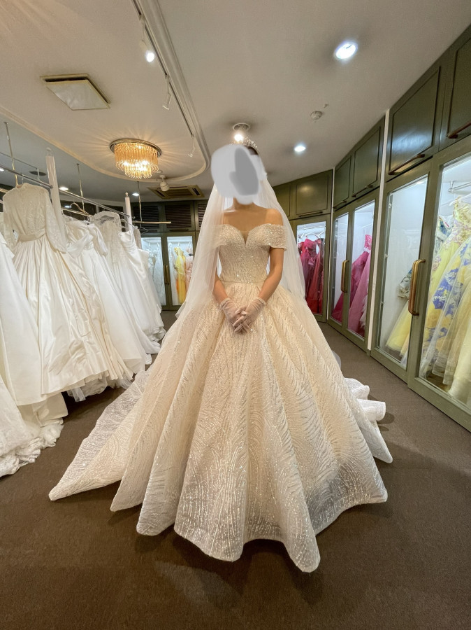 えもさんのウエディングドレスの写真