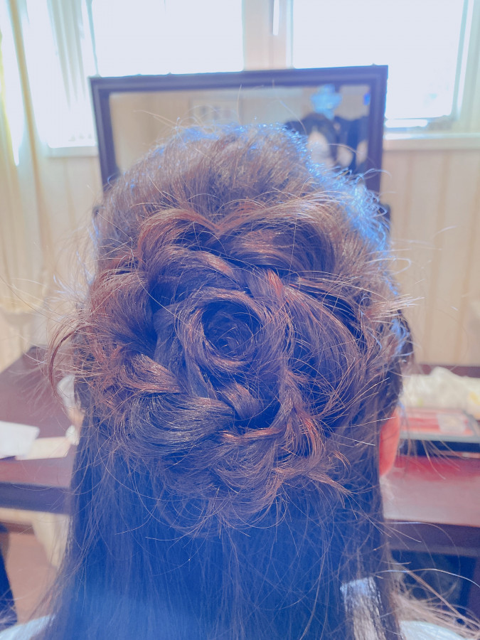 Aさんのヘアメイクの写真