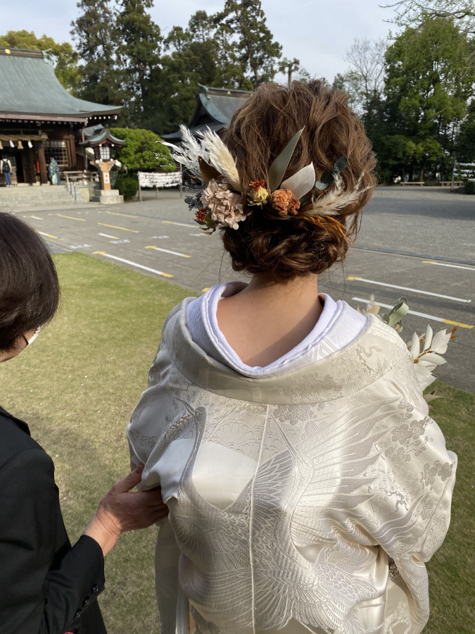 ちっちさんのヘアメイクの写真