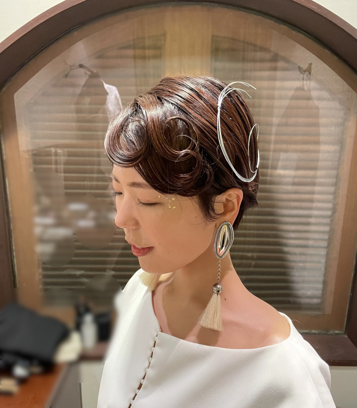 サキさんのヘアメイクの写真