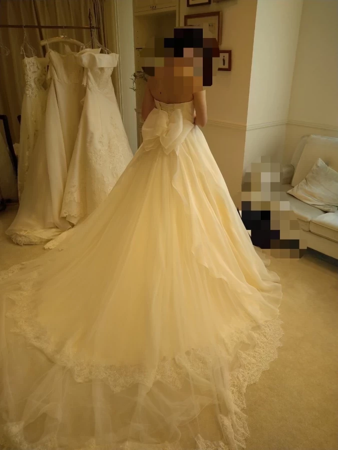 ここさんのウエディングドレスの写真