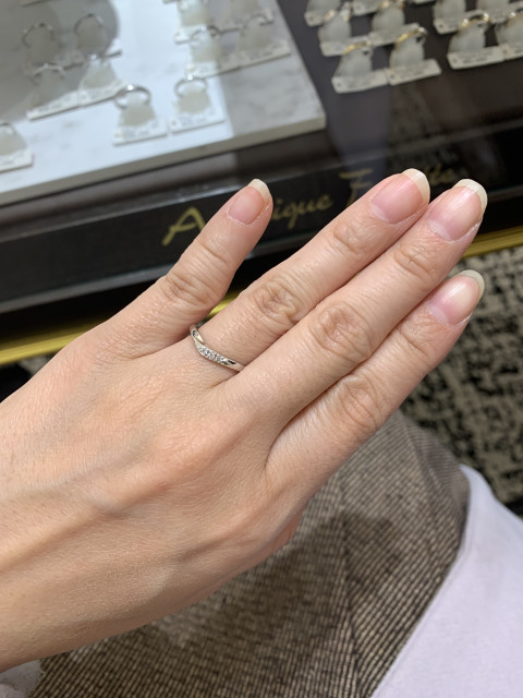 あゆさんの結婚指輪の写真