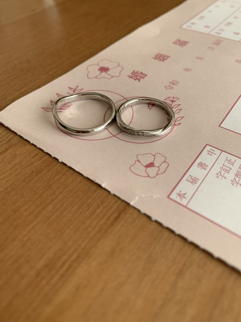 あゆさんの結婚指輪の写真