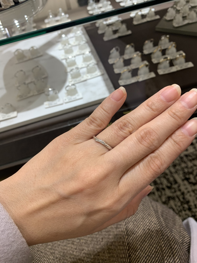 あゆさんの結婚指輪の写真