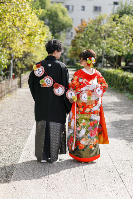 彩花さんの前撮りの写真