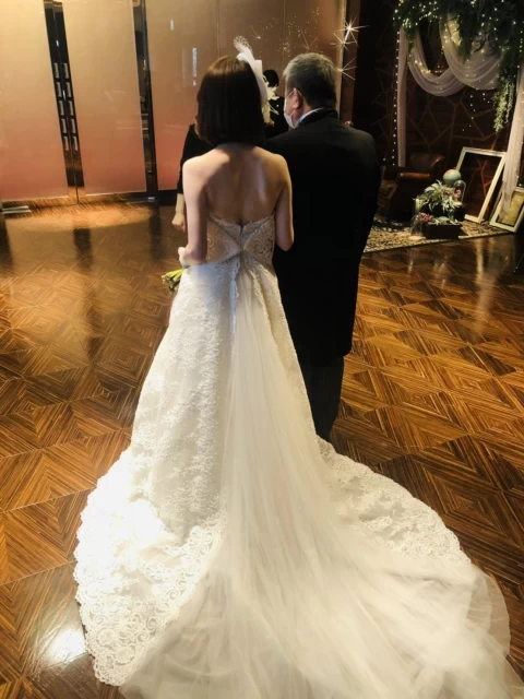 あんころもちさんのウエディングドレスの写真