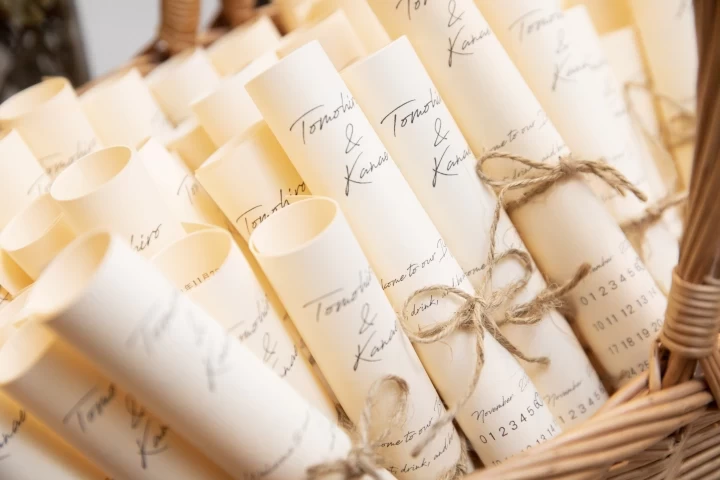 muroronさんの席次表・メニュー表の写真