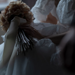 ひまわりさんのウエディングドレスの写真