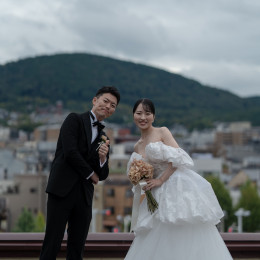 ひまわりさんのウエディングドレスの写真