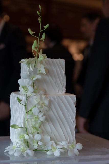 ひまわりさんのウエディングケーキの写真