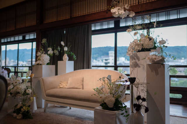 ひまわりさんの装花の写真