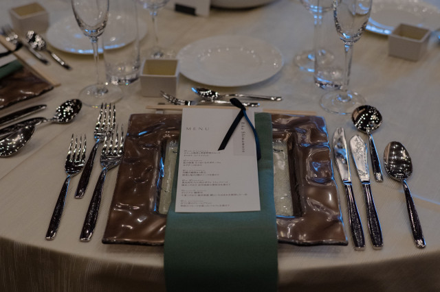 ひまわりさんの席次表・メニュー表の写真