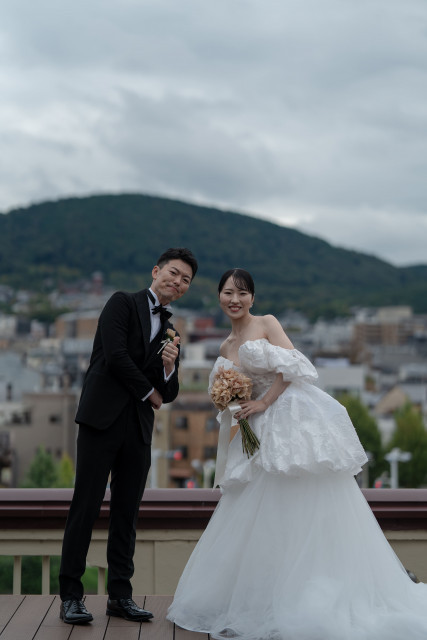 ひまわりさんのウエディングドレスの写真