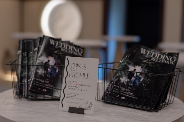 ひまわりさんの席次表・メニュー表の写真