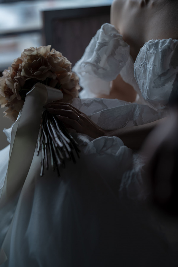 ひまわりさんのウエディングドレスの写真