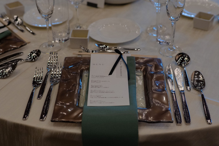 ひまわりさんの席次表・メニュー表の写真