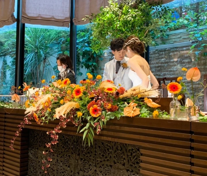 てらさんの装花の写真