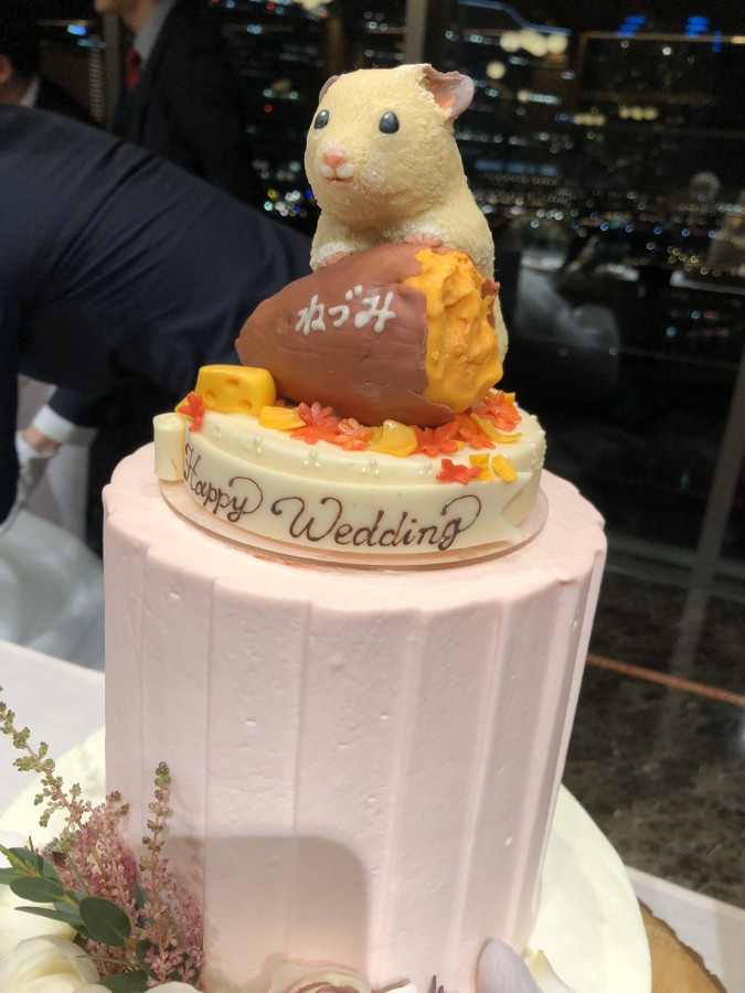 ツンモさんのウエディングケーキの写真