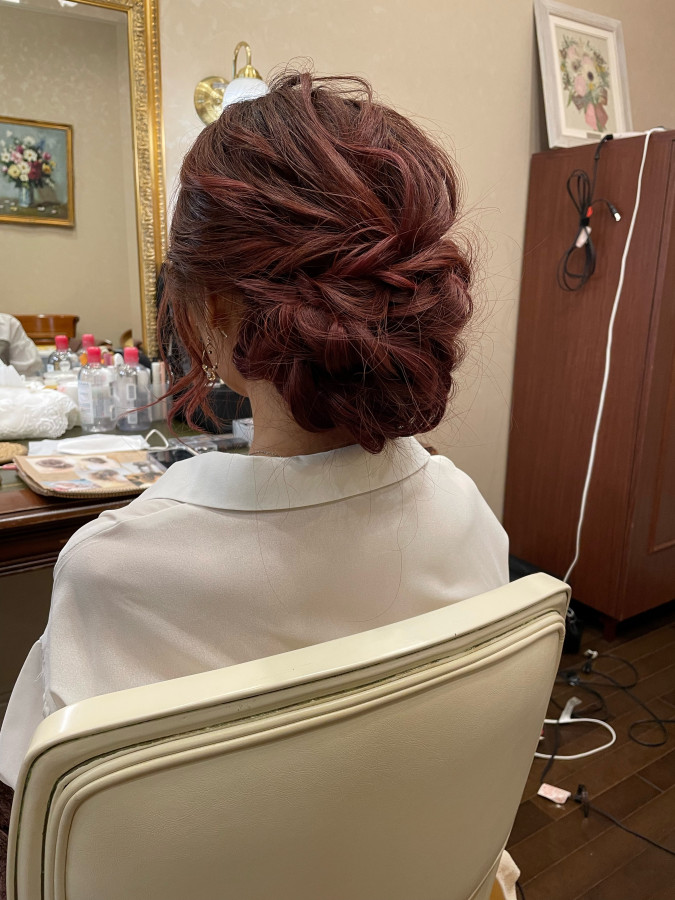 ちむさんのヘアメイクの写真