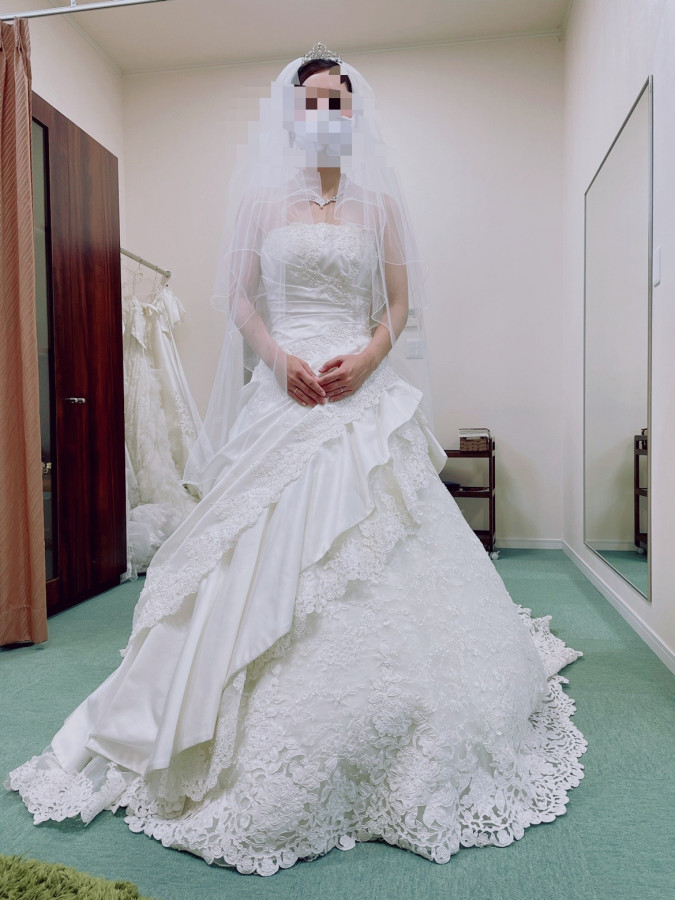ハーレーさんさんのウエディングドレスの写真