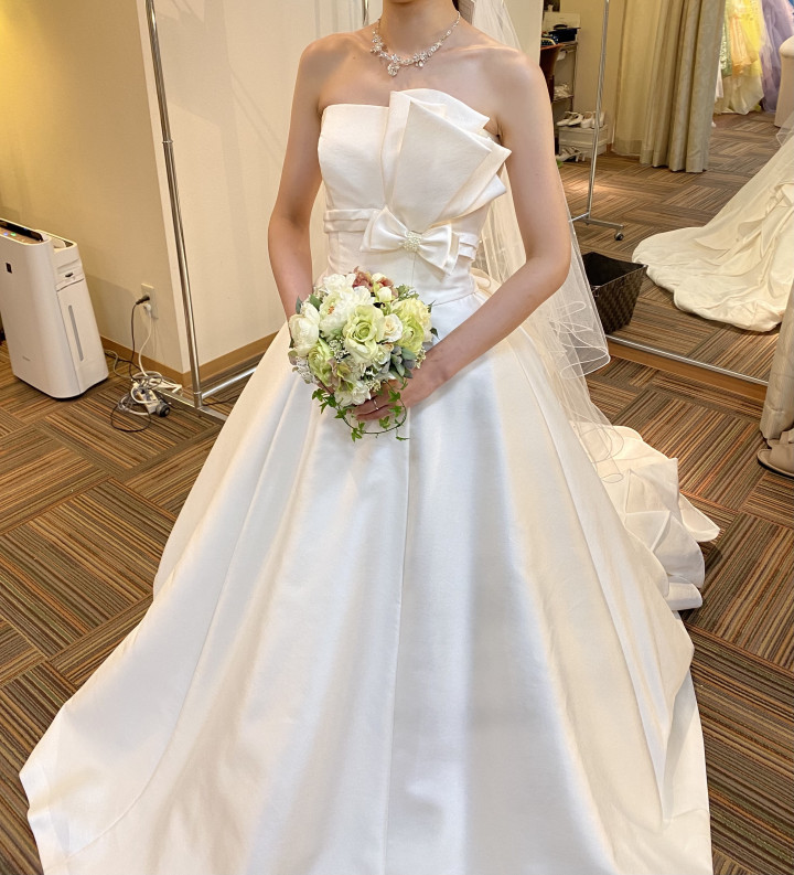 ちろさんのウエディングドレスの写真