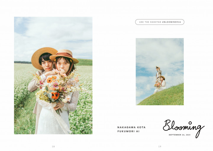 bloomingさんの席次表・メニュー表の写真