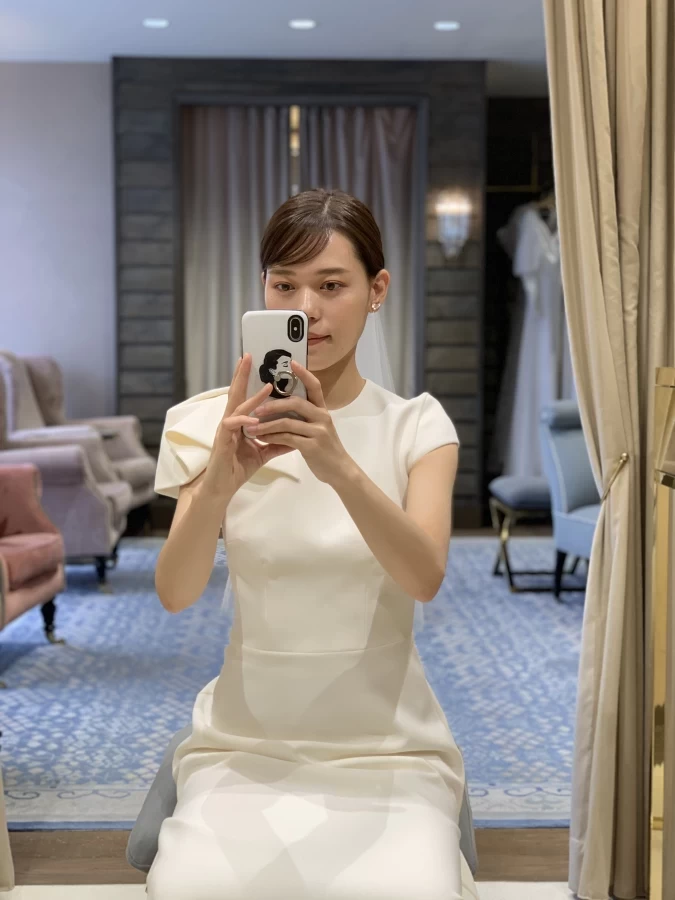bloomingさんのウエディングドレスの写真