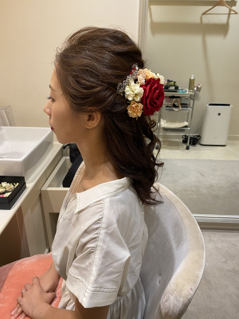 クミさんのヘアメイクの写真