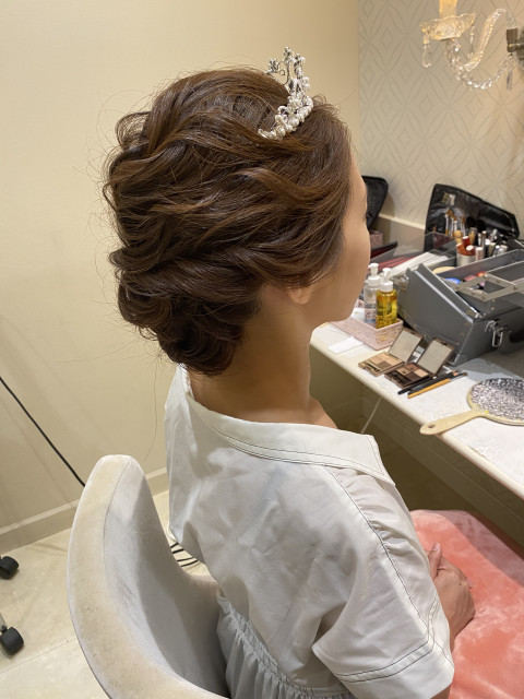 クミさんのヘアメイクの写真