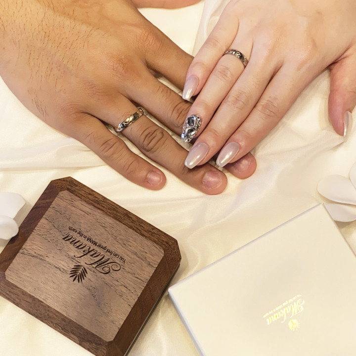 れなさんの結婚指輪の写真