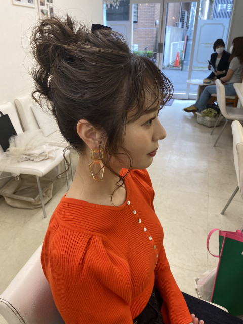 ぽめさんのヘアメイクの写真