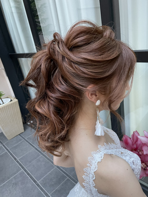 anさんのヘアメイクの写真