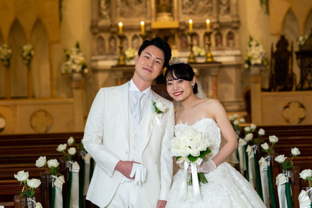 大満足の結婚式！