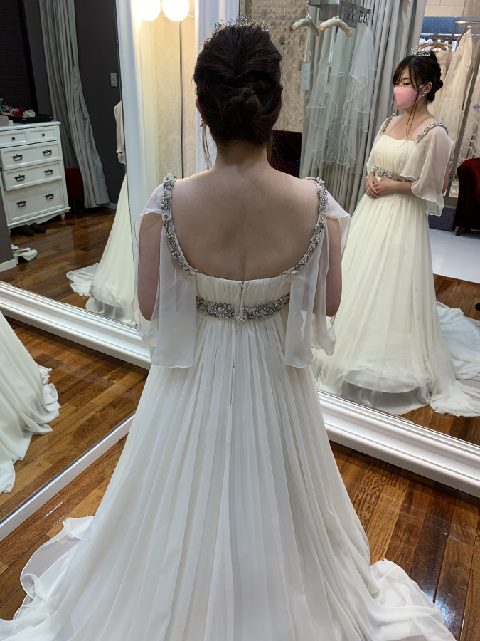あーこさんのウエディングドレスの写真