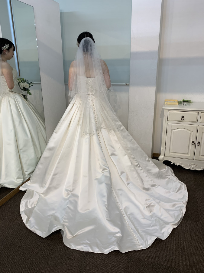 あーこさんのウエディングドレスの写真