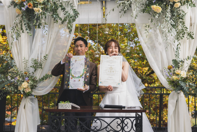bell.wdさんの結婚証明書の写真