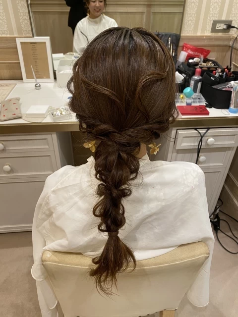 kahoさんのヘアメイクの写真