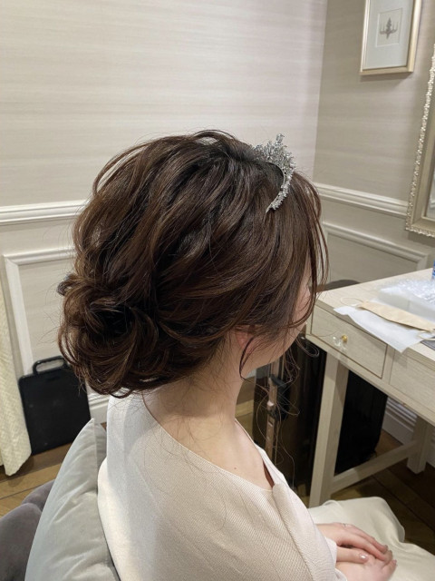 かめあやさんのヘアメイクの写真