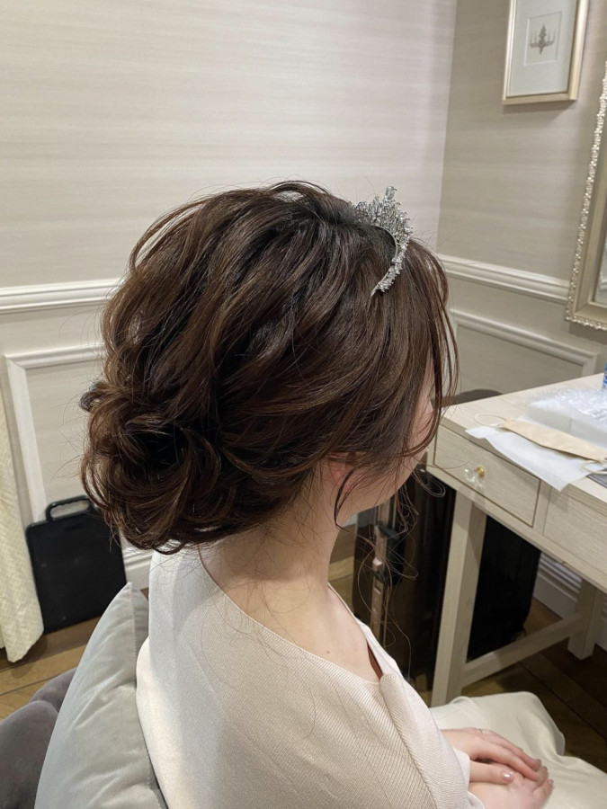 かめあやさんのヘアメイクの写真