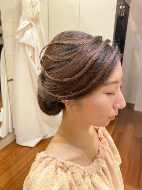 ちはるさんのヘアメイクの写真