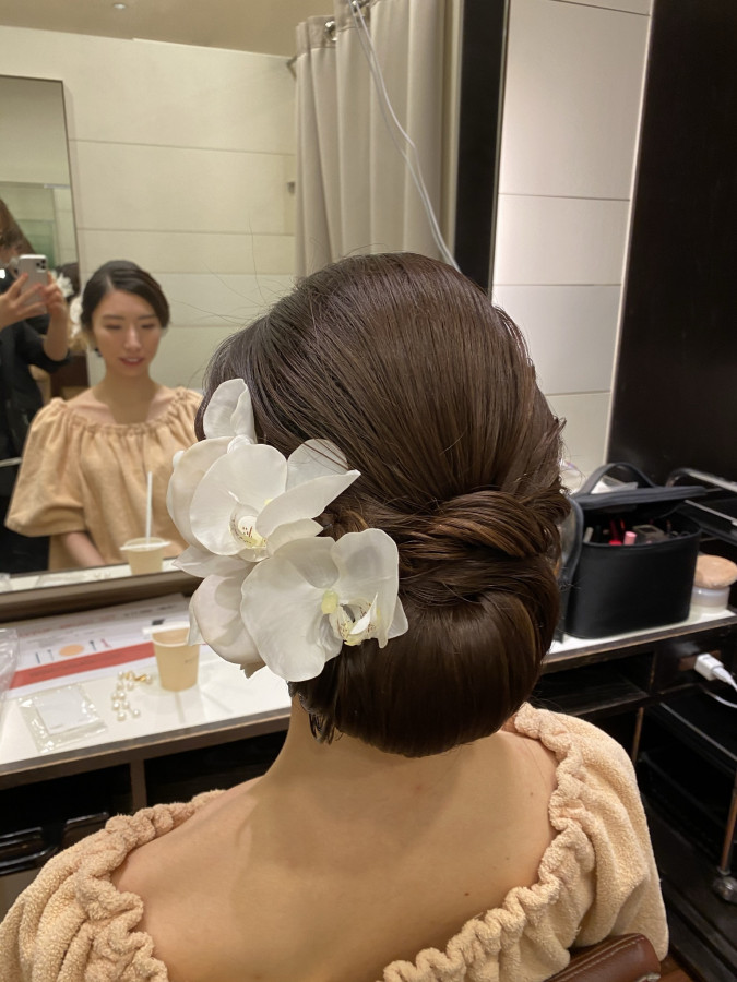 ちはるさんのヘアメイクの写真