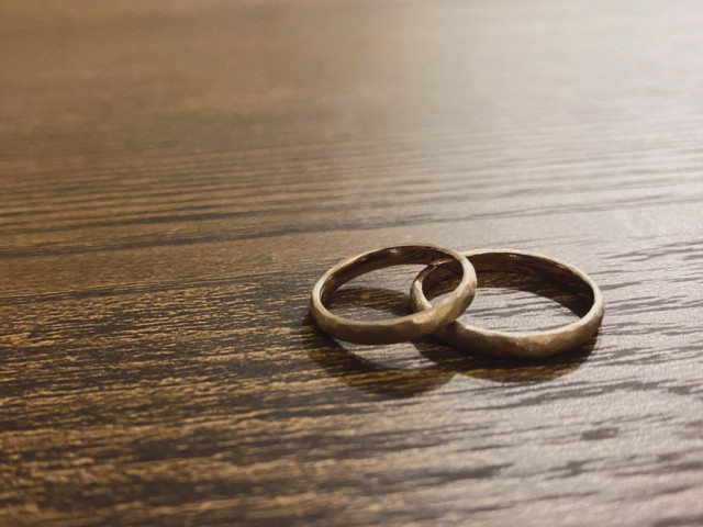 たなかみなみんさんの結婚指輪の写真