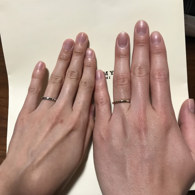 つぅみぃさんの結婚指輪の写真