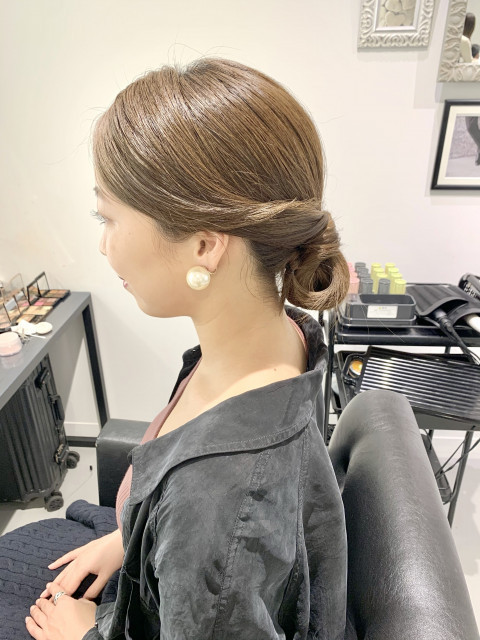 あやねさんのヘアメイクの写真