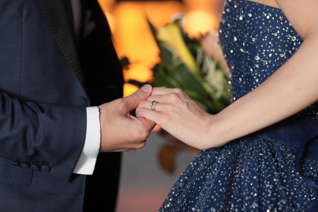 Riさんの結婚指輪の写真