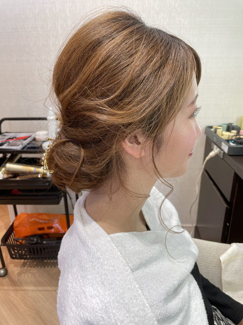 ちょぬさんのヘアメイクの写真