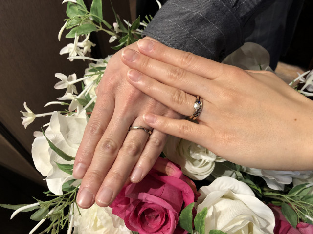 ゆーさんの結婚指輪の写真