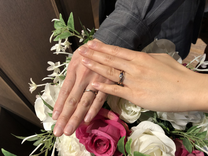 ゆーさんの結婚指輪の写真